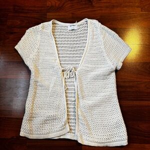 Old Navy Cream Knit Cardigan